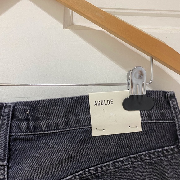 Agolde Criss Cross Upsized Short in Photogram - Picture 8 of 10